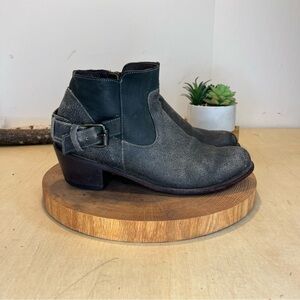 *J.B. Dillon | Distressed Leather Harness Western Boots 16063610 Size 8.5